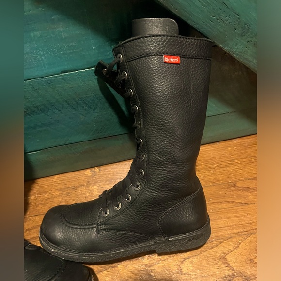 Kickers Sz 41EU 10 US tall combat boots - Picture 6 of 7